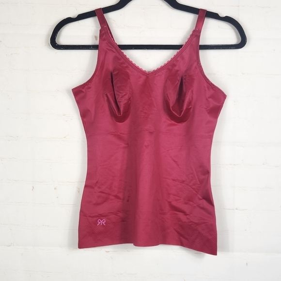 Ruby Ribbon Full Support & Compression Shapewear Heritage Cami Magenta 34 Small - Picture 2 of 15